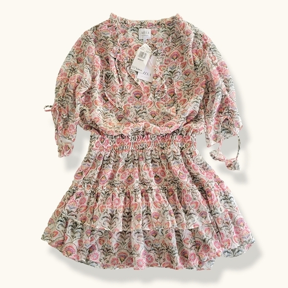 MISA Los Angeles Becca Dress in Sumerset Stencil Medium Becca Mini Dress - Picture 5 of 12